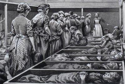 London Mission for Homeless Women (guache sobre papel) de Pat (1907 95) Nicolle