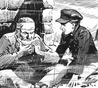Ilustração para Great Expectations de Charles Dickens (caneta e tinta) de Pat (1907 95) Nicolle