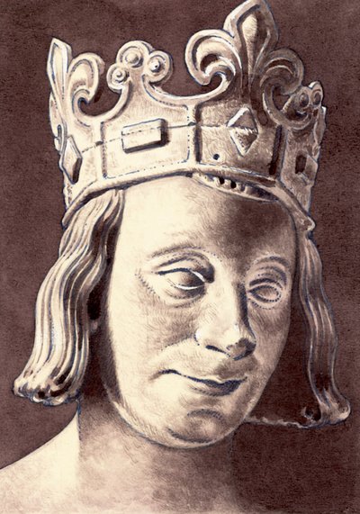 Retrato de Carlos V de França de Pat (1907 95) Nicolle