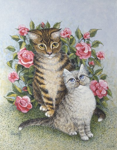 Atração (óleo sobre tela) de Pat Scott
