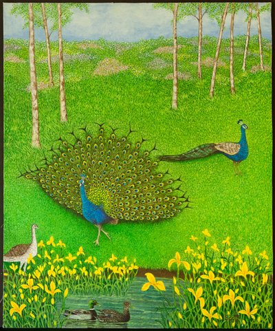 Winning Ways, 2012 (acrílico sobre papel) de Pat Scott