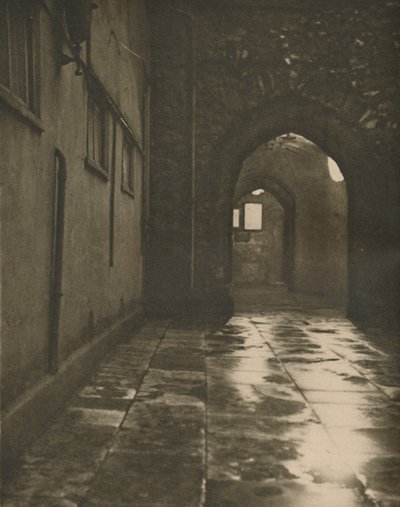 Arcada para o Tribunal de Abbots na Abadia de Westminster, c1935. de Paterson