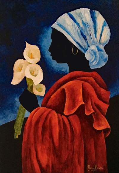 Callas four, 2017 (acrílico sobre tela) de Patricia Brintle