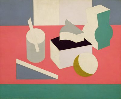 PaintingNature Morte, 1919 (óleo e lápis sobre tela) de Patrick Henry Bruce