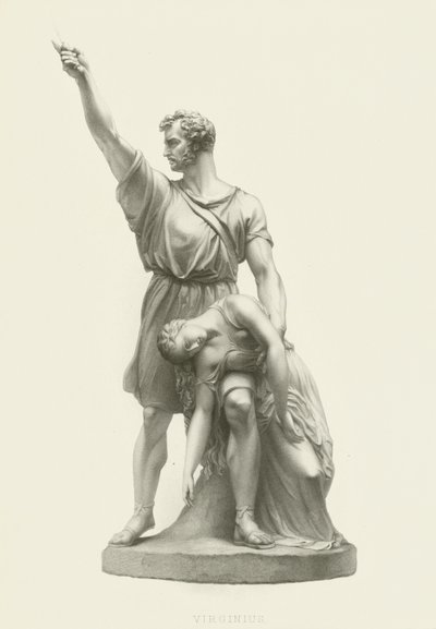 Virginius e sua filha de Patrick MacDowell