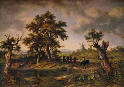 Uma vista em Surrey, c1797-1831, 1919 de Patrick Nasmyth