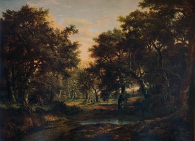 A borda da madeira, c1824 de Patrick Nasmyth