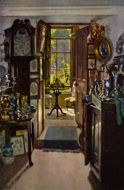 The Curiosity Shop (cor litho) de Patrick William Adam