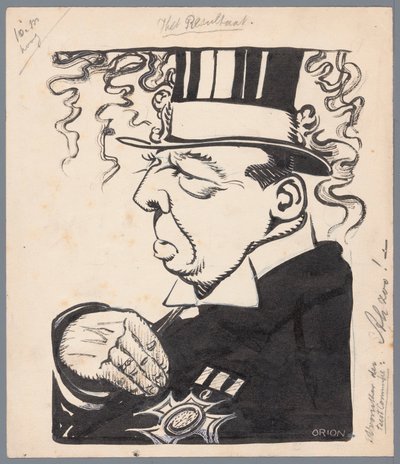 Político com cartola e prémio no peito
O resultado (título sobre o objecto) de Patricq Kroon (signed by artist)