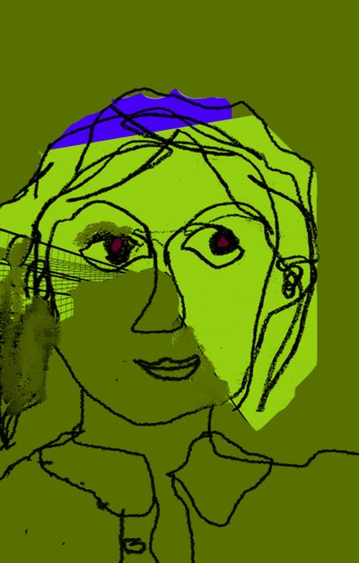 Pensieri, 2019 (digital, acrílico) de Patrizia La Porta