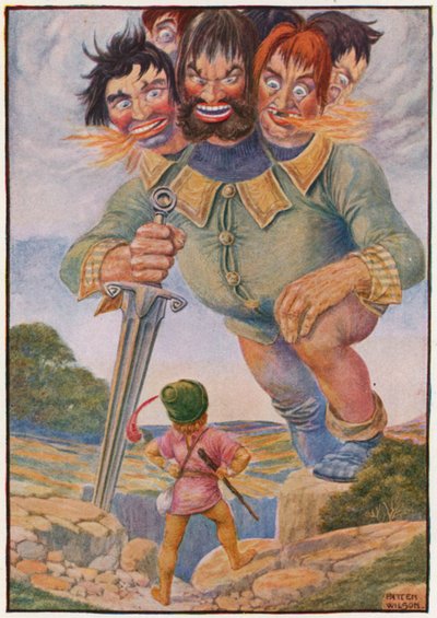 "Vou lutar contigo", disse Billy (cor litho) de Patten Wilson