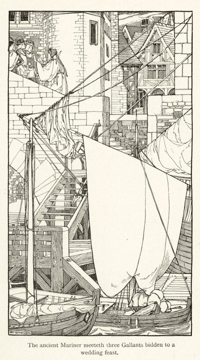 Rime of the Ancient Mariner (gravura) de Patten Wilson