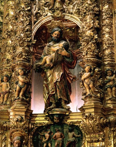 São José com o Menino Jesus de Pau Costa