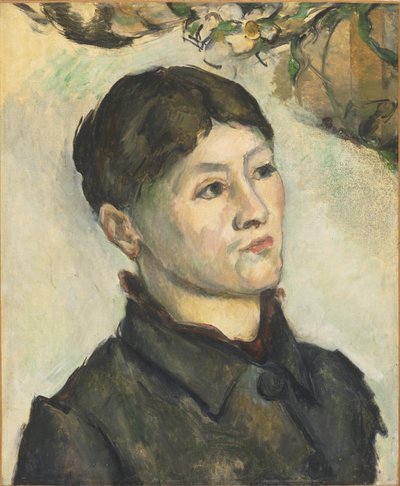 Retrato de Madame Cézanne de Paul Cézanne