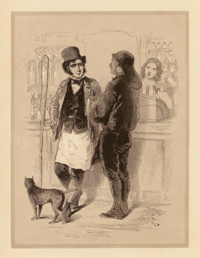 Gavarni em Londres: Carmen e Coal-Heavers (litografia) de Paul (after) Gavarni