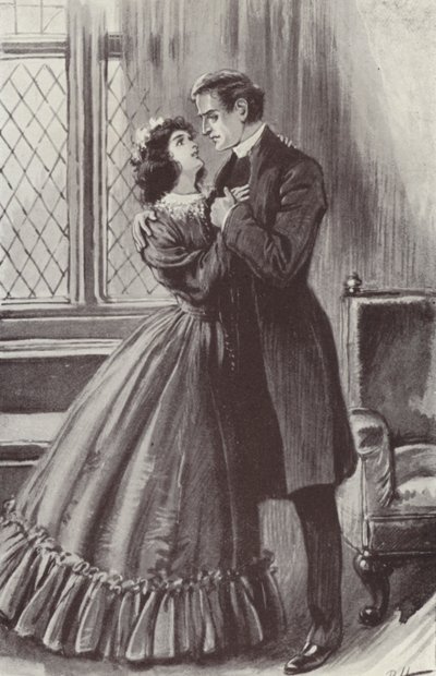 Ilustração para Barchester Towers de Anthony Trollope (litho) de Paul (after) Hardy