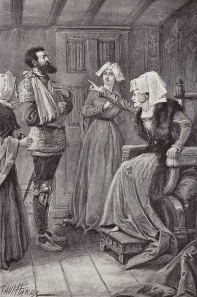 Ilustração para The Cloister and The Hearth de Charles Reade (litho) de Paul (after) Hardy