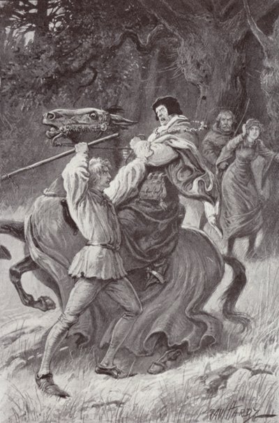 Ilustração para The Cloister and The Hearth de Charles Reade (litho) de Paul (after) Hardy