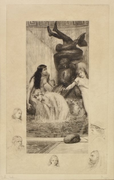 O banho de Paul Adolphe Rajon