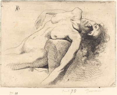 Mulher Moribunda A Mulher Moribunda, 1885. de Paul Albert Besnard