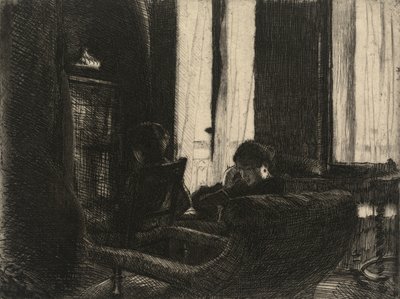 Intimidade Intimidade, 1889. de Paul Albert Besnard