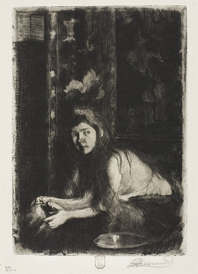 Mulher com um vaso, 1894 de Paul Albert Besnard