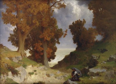 Paisagem com a figura de Clotho de Paul Alfred de Curzon