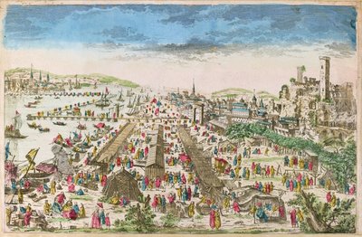 A Feira de Beaucaire e uma visão de Tarascon de Paul André Basset