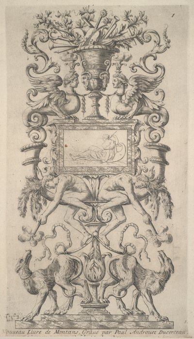 Desenho Ornamental de Paul Androuet Du Cerceau