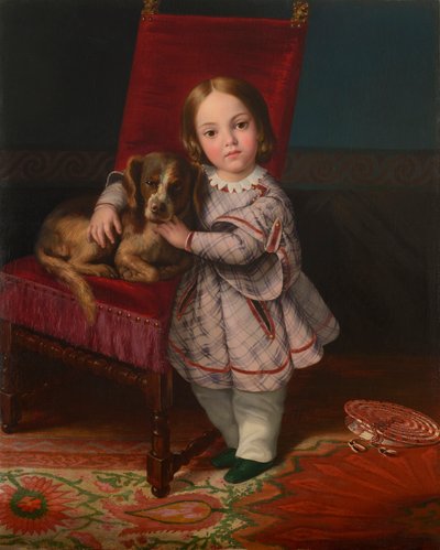 Retrato de Vittoria Balze, 1845. de Paul Balze