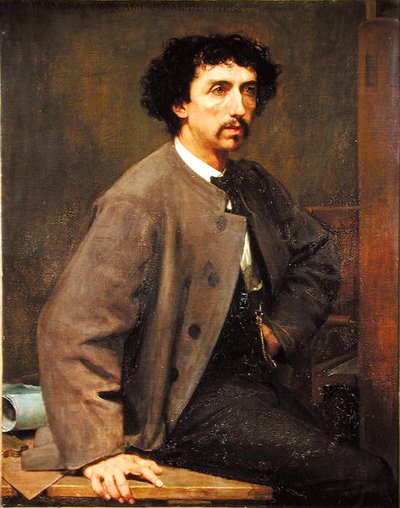 Charles Garnier (1825-98) 1868 (óleo sobre tela) de Paul Baudry