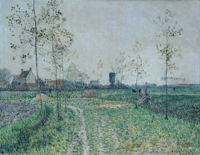 Paisagem de outono perto de Knokke, Bélgica de Paul Baum