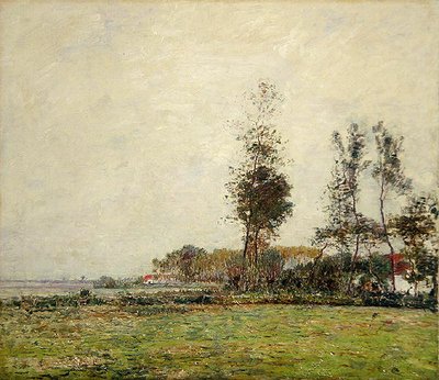 Holanda, Paisagem com Árvores e Casas de Paul Baum