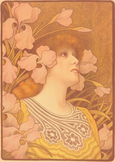 Sarah Bernhardt como Melisande de Paul Berthon