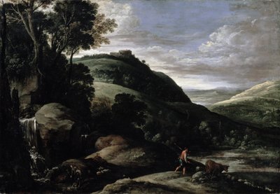 Paisagem montanhosa de Paul Bril