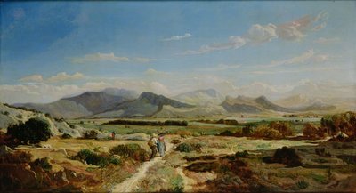 Colinas perto de Allauch, 1862 de Paul Camille Guigou