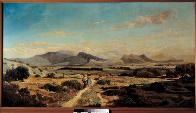 The Hills of Allauch Painting de Paul Camille Guigou (1834-1871) 1862 Marselha, Museu de Belas Artes de Paul Camille Guigou