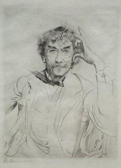 James MacNeill Whistler, 1897. de Paul Cesar Helleu