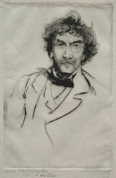 James MacNeill Whistler, 1903. de Paul Cesar Helleu