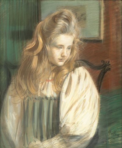 Retrato de Jessie Margery Dunthorne, de Paul Cesar Helleu