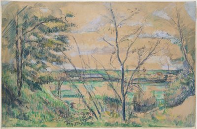 No Vale do Oise de Paul Cézanne