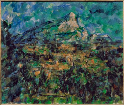 La Montaigne Sainte-Victoire (pintura sobre tela) de Paul Cezanne