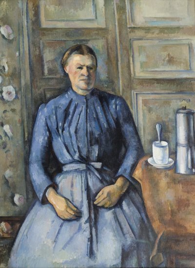 A mulher com a cafeteira de Paul Cézanne