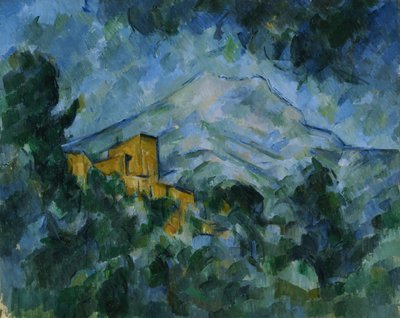 Mont Sainte-Victoire e Château Noir de Paul Cézanne