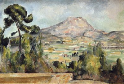 Montagne Sainte-Victoire - Óleo sobre tela de Paul Cézanne