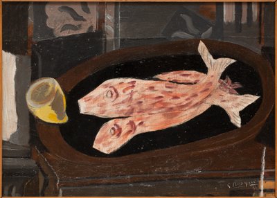 Salmonete Vermelho de Paul Cézanne