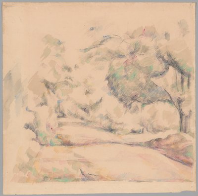 Estrada na Provença de Paul Cézanne