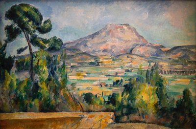 Montanha Sainte-Victoire 1890 (Óleo sobre Tela) de Paul Cézanne