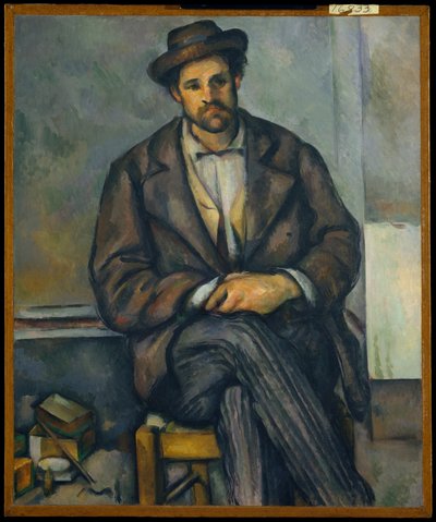 Camponês sentado de Paul Cézanne