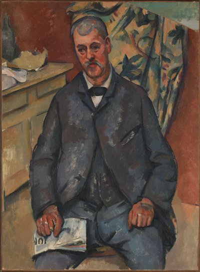 Homem sentado de Paul Cézanne